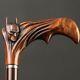 Wooden Walking Stick Hand Carved Handmade Wooden Walking Cane