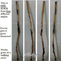 70 Big Grand Bâton De Marche Diamant Willow Wood En Bois Énorme Mur Hanger Rod Pole