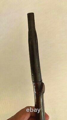 Antique Irish Blackthorn Canne Bâton De Marche 1848 Shillelagh Bois 36