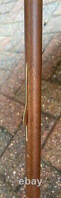 Burberry Nova Check Logo Wooden Handle Walking Stick Ladies Umbrella Vintage