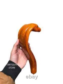 Canne de marche en bois sculpté à la main en forme de serpent Cobra - Meilleur cadeau de Noël