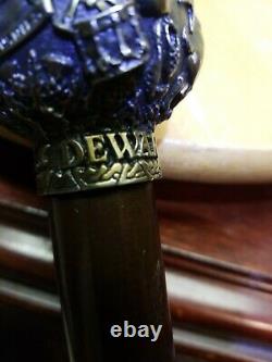 Dewar Highlander Knobbed Style Victorian Wooden Walking Stick/canne