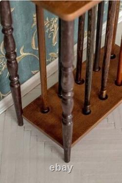 Porte-bâton de marche en bois pour présentoir de rangement support de rangement décoratif