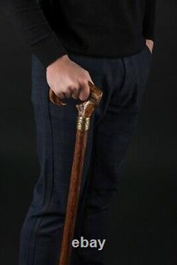 Ram's Horn Limited Collection Cane Exclusive Wooden Walking Stick For Gift