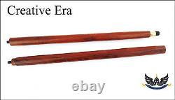 Wood Walking Stick Cane 2 Pli Seulement Pour Poignée En Laiton (seul Arbre En Bois) Lot 10